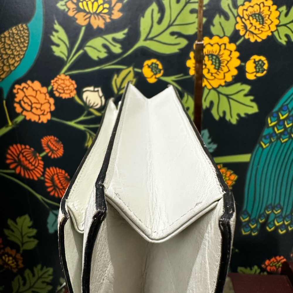 Vintage Yves Saint Laurent White Lizard Shoulder Bag | 1980s | Made in France - Picture 8 of 11